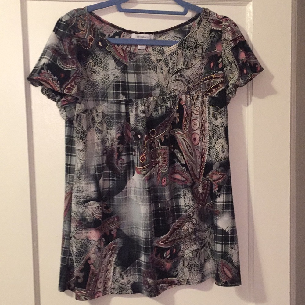 Patterned top size large from Dressbarn